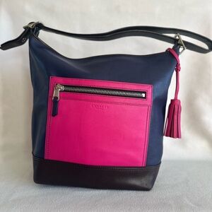 Coach Navy and Pink Women's Bag